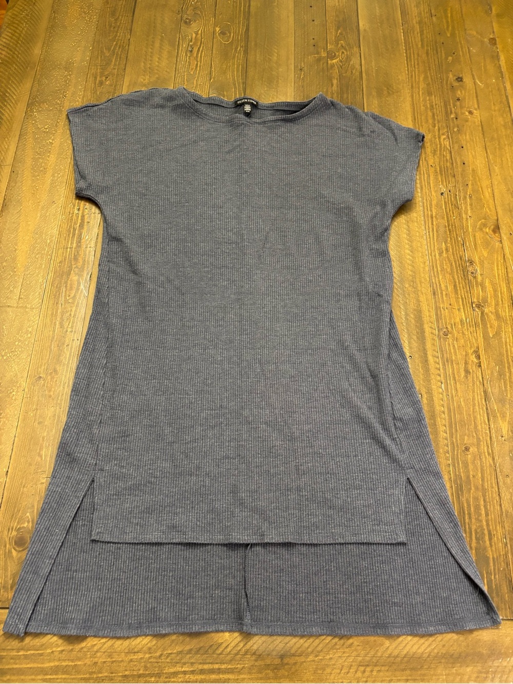 Eileen Fisher Tencel Soft Jersey Knit Boxy Dress